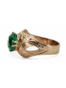 Ring Emerald Original Vintage 14K Rose Gold Vintage craft vrc135r
